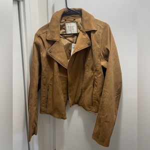 NWT ✨ Faux Suede Moto Jacket